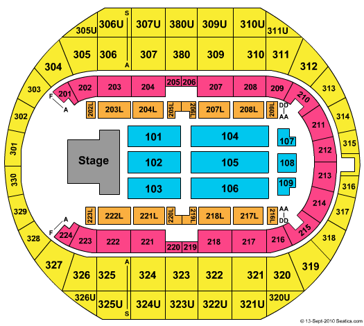 Propst Arena At the Von Braun Center Jeff Dunham Seating Chart